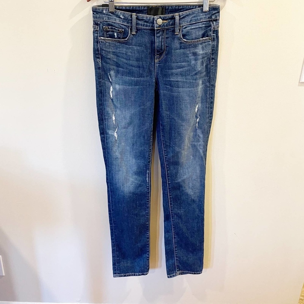Vince Casey Cuffed Straight Leg Denim Jean Size 26 - Picture 2 of 16
